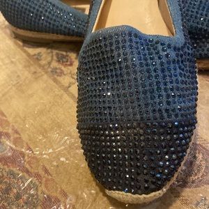 Inc flat shoes size 9 colour blue jeans